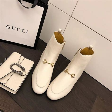 leather ankle booties gucci|Gucci jordaan leather ankle boots.